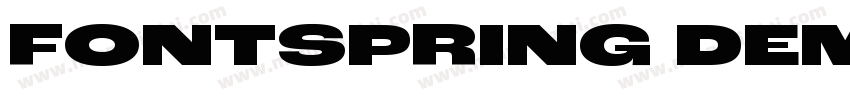 FONTSPRING DEMO - Roc Grotesk Black字体转换